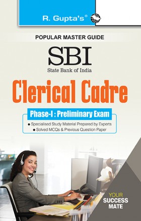 RGupta Ramesh SBI: Clerical Cadre (Junior Associates) Phase-I Preliminary Exam Guide English Medium